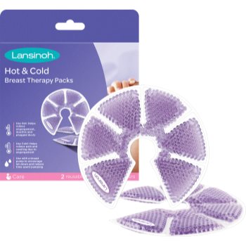 Lansinoh Hot & Cold Breast Therapy Packs pernute de gel pentru sâni - imagine 2